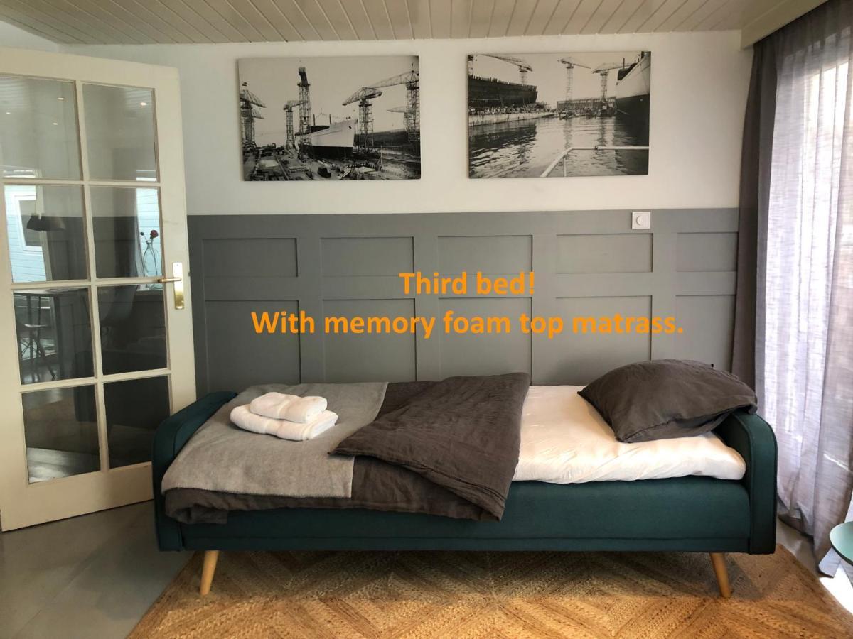 Houseboat Apartment With Water Terrace, Free Parking, Free Bikes & Fast Wifi Amsterdam Zewnętrze zdjęcie